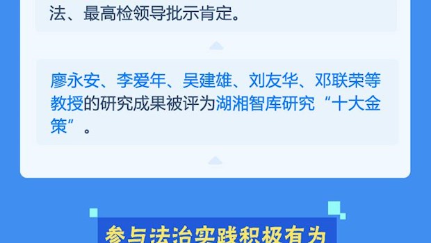 图解-推动湖南法学工作走深走实 为法治湖南 平安湖南建设贡献法学力量